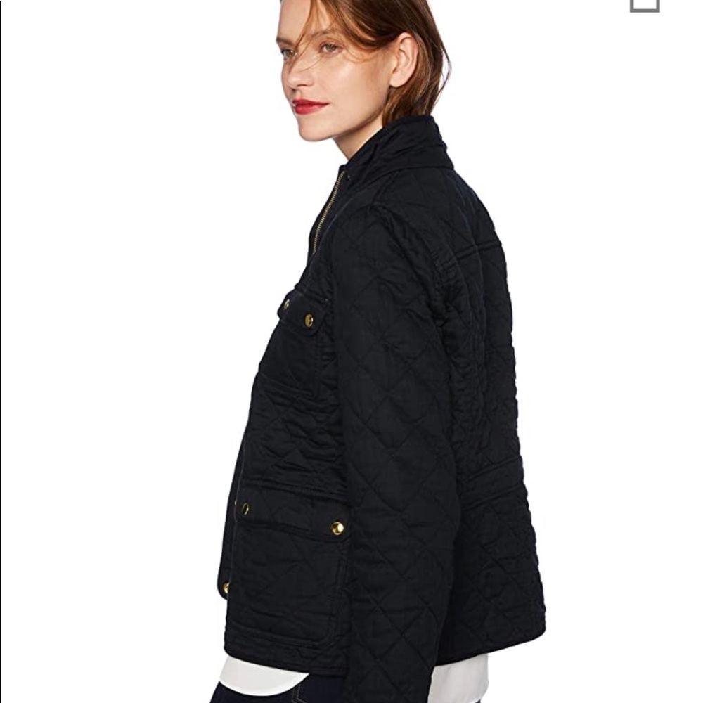 JCrew Black Quilted Jacket